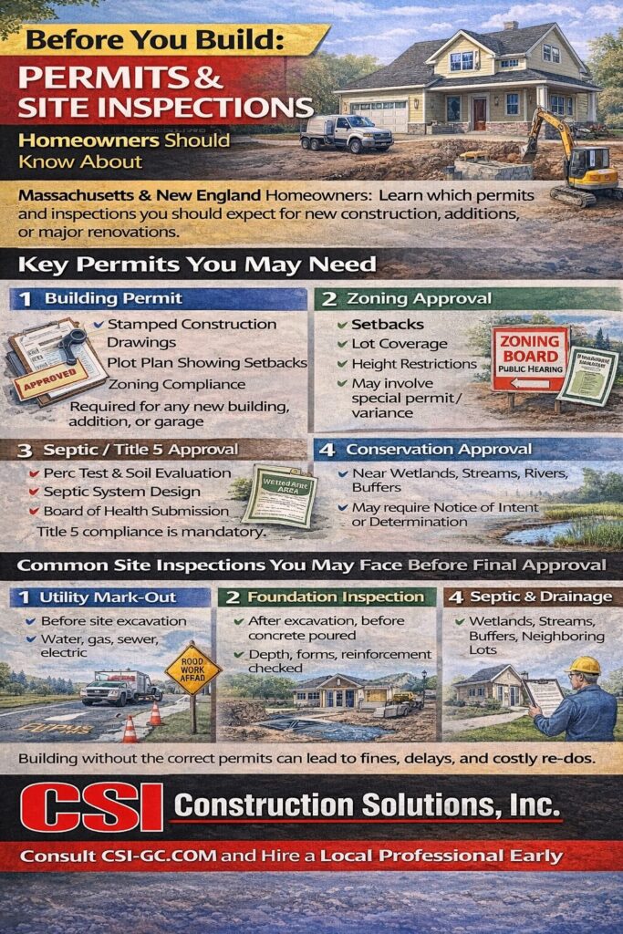 infographic checklist of the items addressed and the steps homeowners need to take