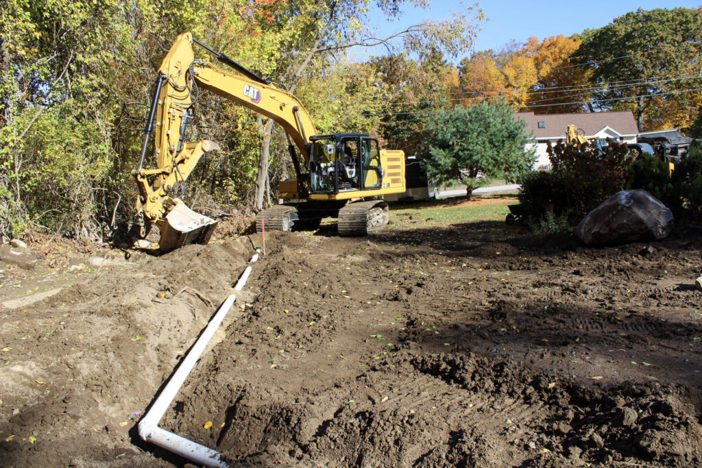 Septic system installation in Auburn NH