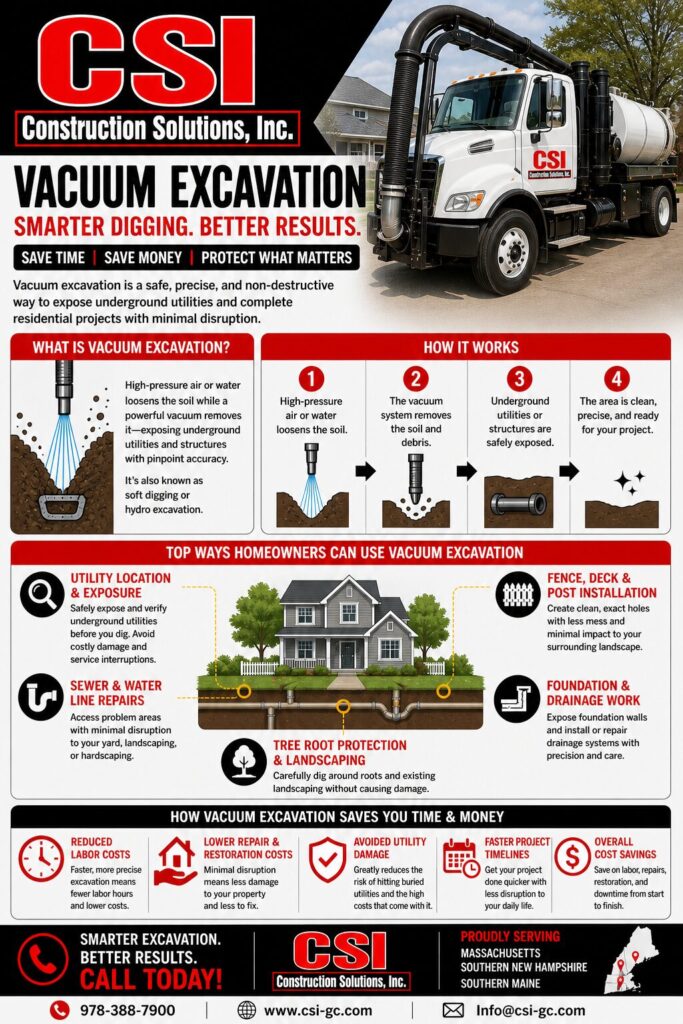 Vacuum Excavation Amesbury MA